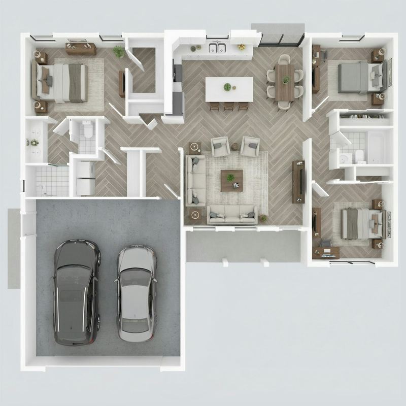 Desain arsitektur 2D/3D